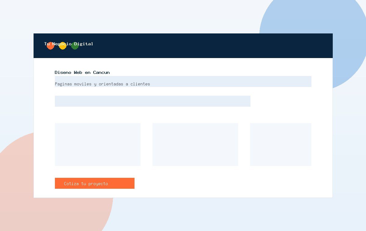 Diseño web profesional en Cancún para negocios locales